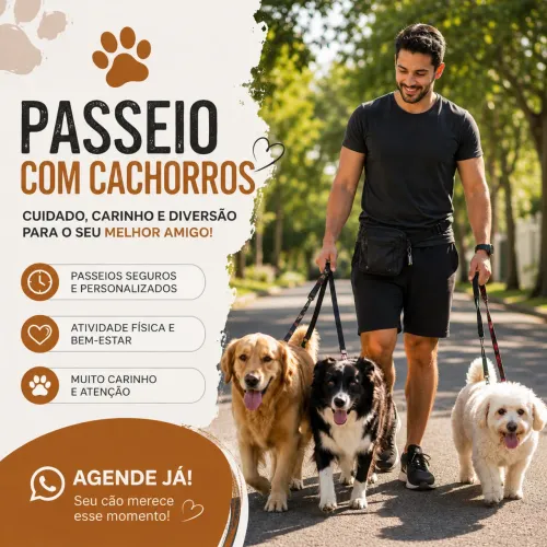 Passeio com seu cachorro (Stella Maris)