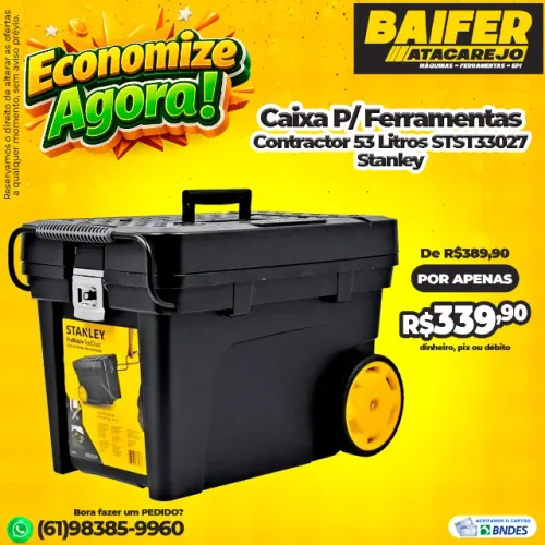 Caixa De Ferramentas Contractor 53 Litros STST33027 Stanley