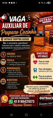 OUTBACK BARIGUI CONTRATA
