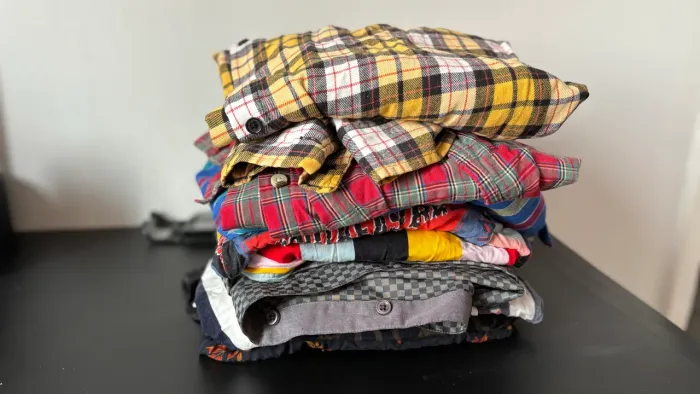 Lote com 9 camisas de botão (diversas marcas)