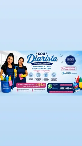 Diarista , passadeira, pós obra