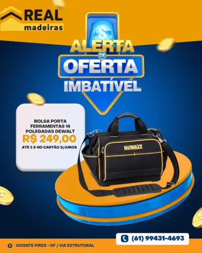 BOLSA PORTA FERRAMENTAS 14? DEWALT