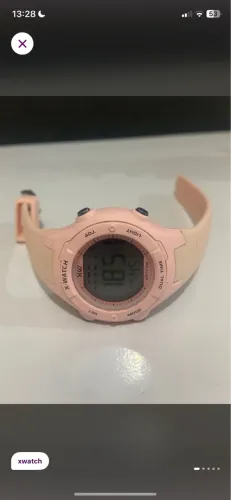 Relógio X-Watch digital rosa