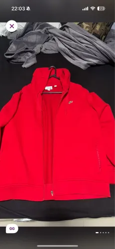 jaqueta moletom lacoste