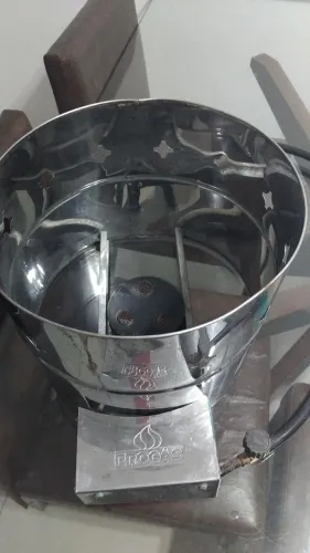 Fritadeira Tacho A Gás Progás Para Pastel E Salgados Inox