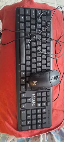 Teclado e mouse Target novos
