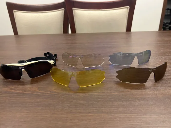 Óculos de ciclismo 5 lentes