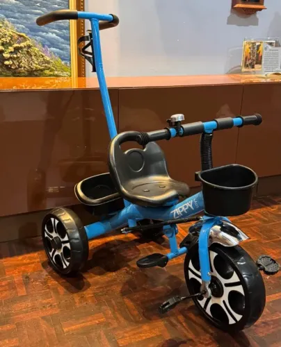 Triciclo Infantil Com Apoiador Azul 7630 - Zippy Toys