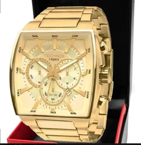 RELÓGIO TECHNOS LEGACY MASCULINO DOURADO
