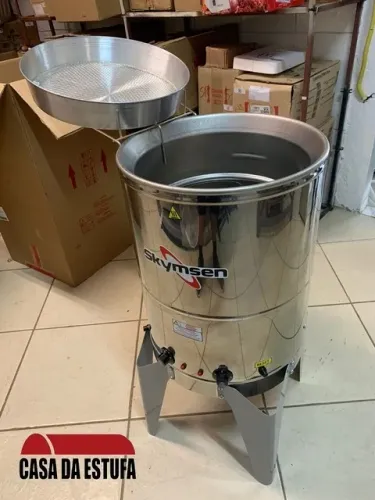 Fritadeira Elétrica 24 Litros Água e Óleo INOX - 5000W 220 V - SKYMSEN