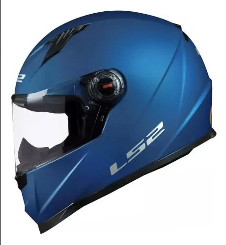 CAPACETE  58 LS2 FF358 azul fosco ORIGINAL  pouquíssimo usado (só nas aulas da autoescola)