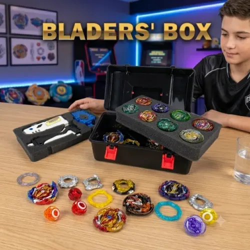 Maleta Organizadora para Beyblade Burst Bladers' Box Storm Gyro