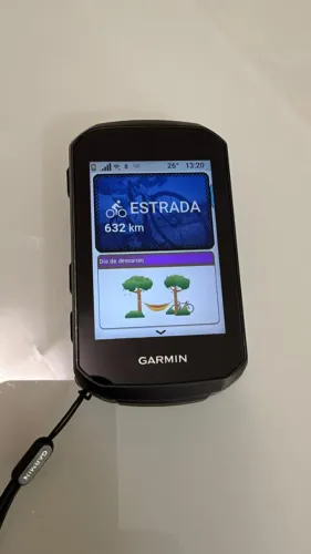 GPS Garmin Edge 550 Preto Tela de 2,7, Mapas, Wi-Fi e Bluetooth