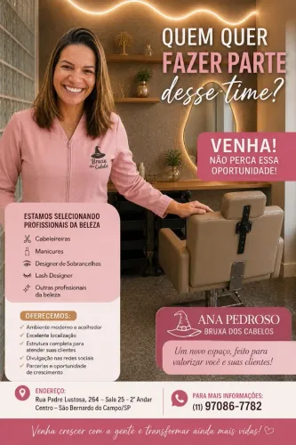 Espaço de beleza em busca de profissão