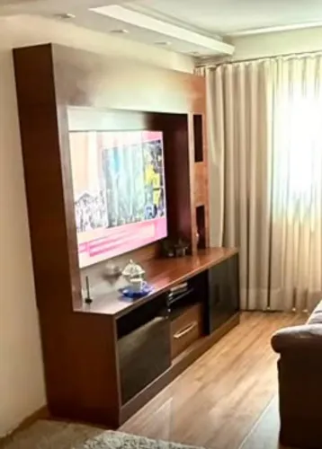 Rack e painel de TV