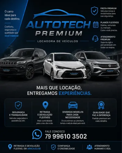 Aluguel / Locação de veículos ( Mensalistas e Aplicativos Uber/ 99, etc