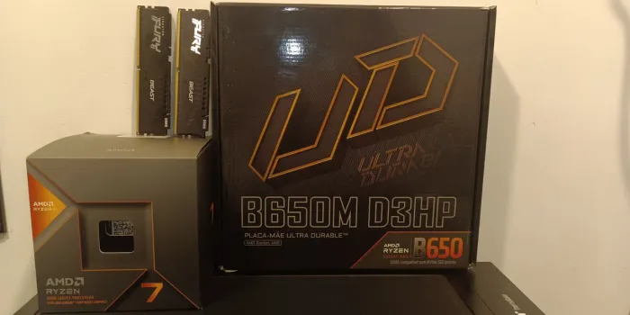 Kit AM5 Ryzen 8700g + placa mãe + 32gb RAM