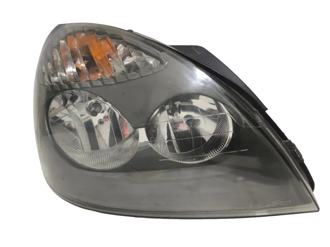 Farol Direito Renault Clio 2005 06 07 08 09 10 11 12 Foco Duplo Máscara Negra Carona Clio