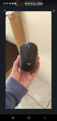 mouse sem fio logitech m185 preto