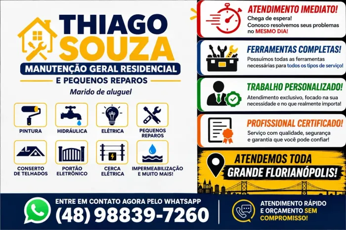 Serviço reparo residencial