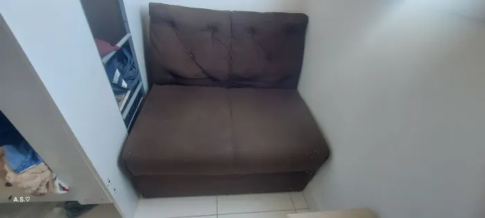 Sofá 02 lugares suede desapego!!!