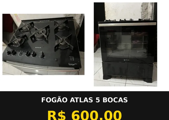 FOGÃO ATLAS 5 BOCAS