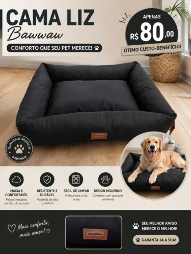cama pet tamanho G