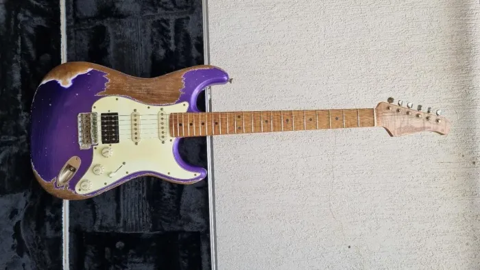 Guitarra Xotic Xsc2 Heavy Relic Purple