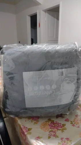 COBERDROM QUEEN DUPLA FACE COM SHERPA 220 CM X 240 CM