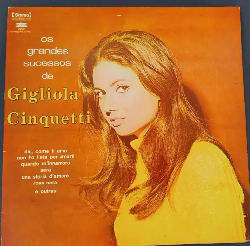 Disco de vinil Os Grandes Sucessos de Gigiola Cinquetti
