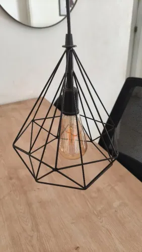 Lustre pendente industrial