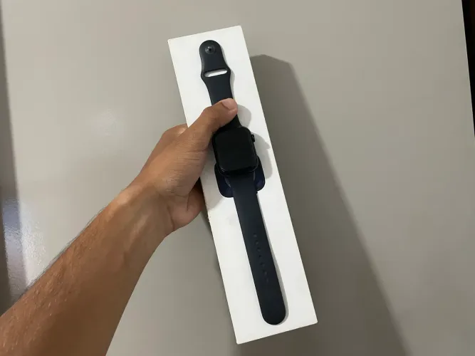 Apple Watch 8 45MM GPS MIDNIGHT!! IMPECÁVEL!! COMPLETO!!
