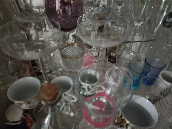 Taças de cristal e Copos