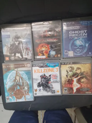 Lote de jogos de PS3