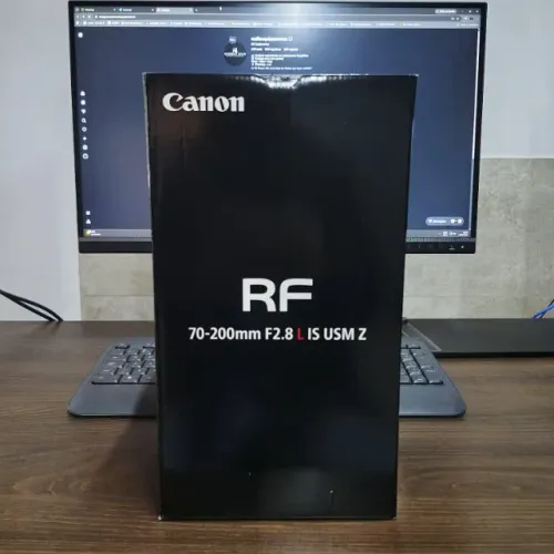 Canon RF 70-200mm F/2.8 L IS USM Z - NOVA - RECIBO DE VENDA