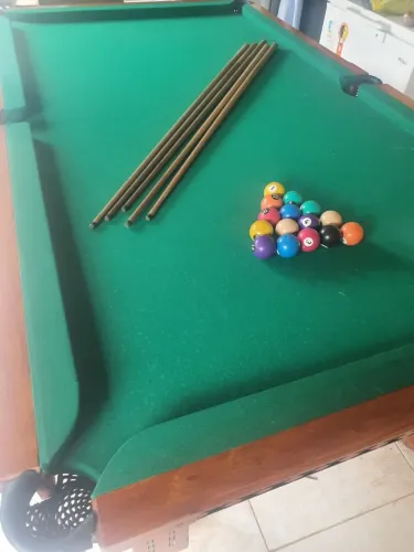 Mesa de Sinuca Tampo de Ardósia