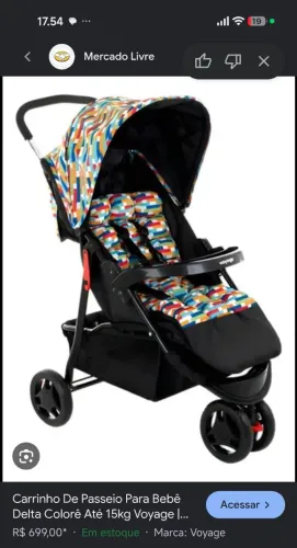 Carrinho de bebe Voyage
