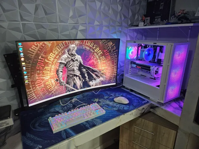 PC Gamer High-End Full White Completo