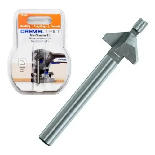 Fresa Chanfro 45 Graus Tr618 Para Dremel