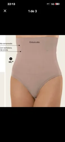 Calcinha modeladora