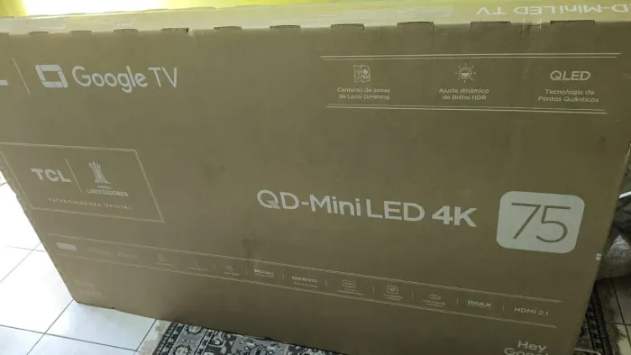 TV TCL 75" 4k