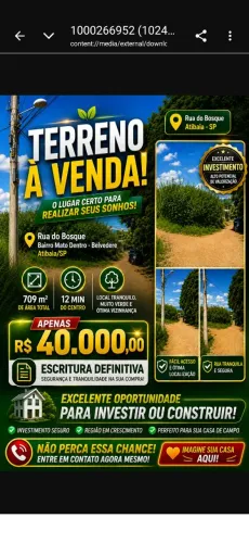 Terreno em Atibaia
