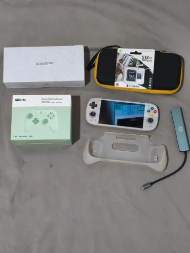 Título: Retroid Pocket 5 + microSD 512GB + Controle 8BitDo + Kit Completo