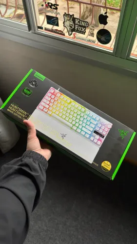 Razer Huntsman V3 Pro TKL 8K Edition Branco - Teclado Gamer Rapid Trigger