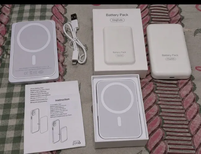 Carregador portátil por indução para iPhone 5000mAh