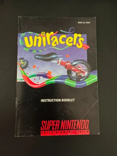 Manual Uniracers Super Nintendo Original
