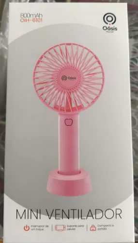 Mini Ventilador Portátil (Bateria Recarregável)