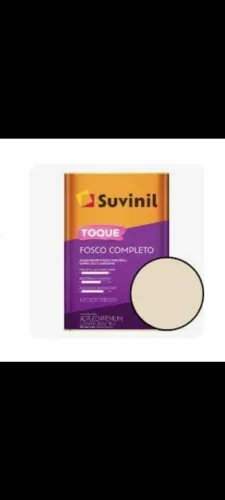 Tinta suvinil toque fosco cor areia