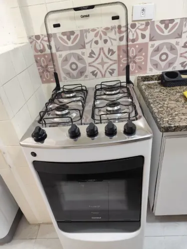 Fogão a gás Consul 4 bocas Branco Acendimento Automático CFO4NAB Bivolt