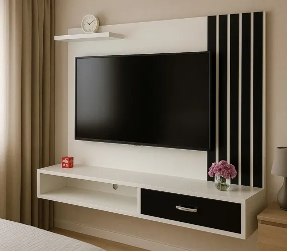 Painel até 65 polegadas em mdf